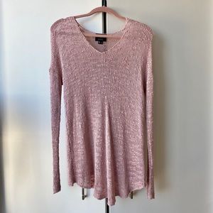 Helmut Lang Silk Knit Sweater, Blush